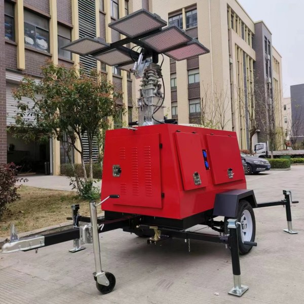 Mobile Hydraulic LED Light Tower