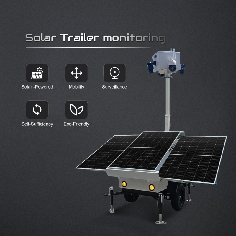 Reboque de câmera solar