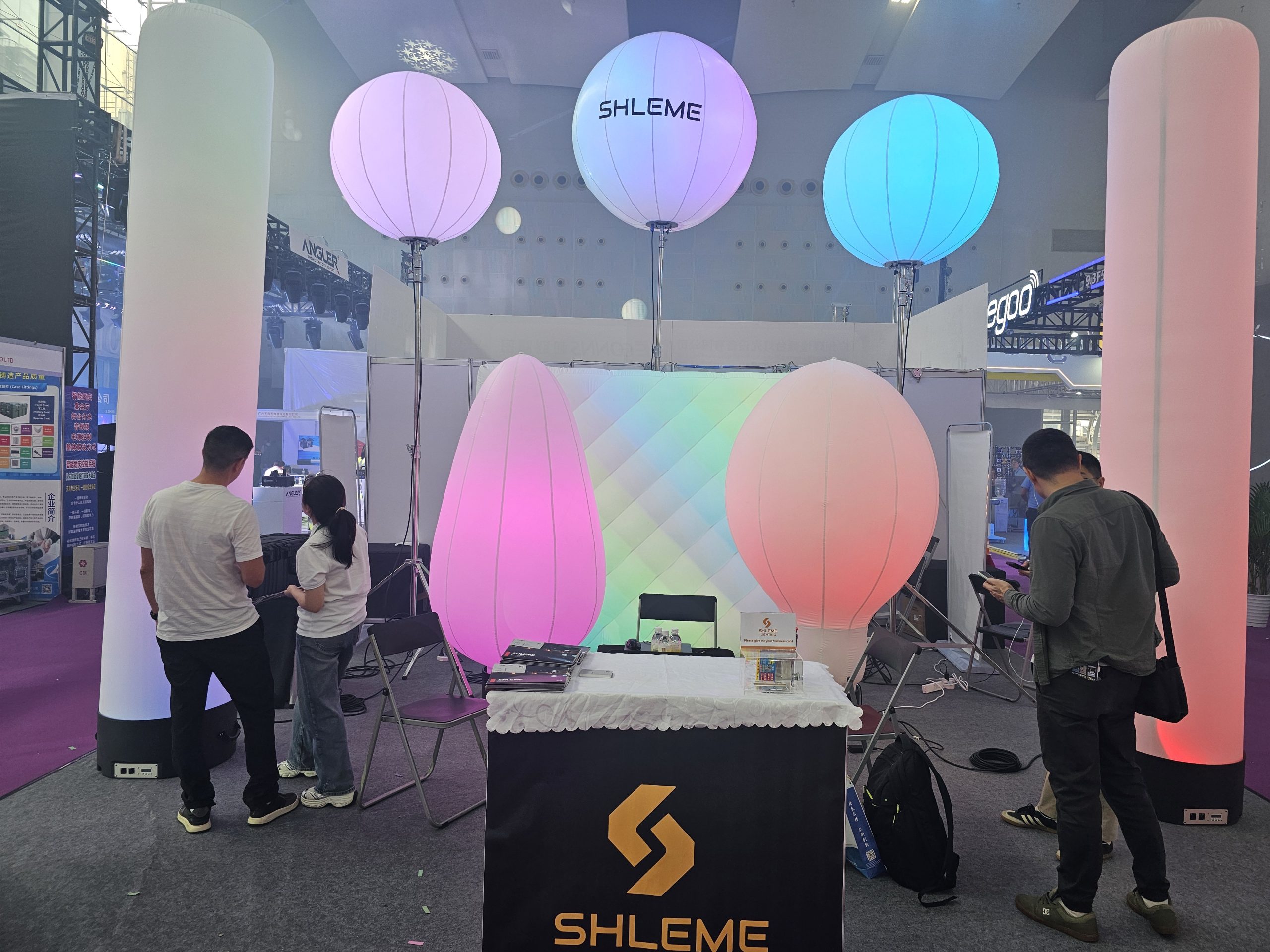 white LED balloon light