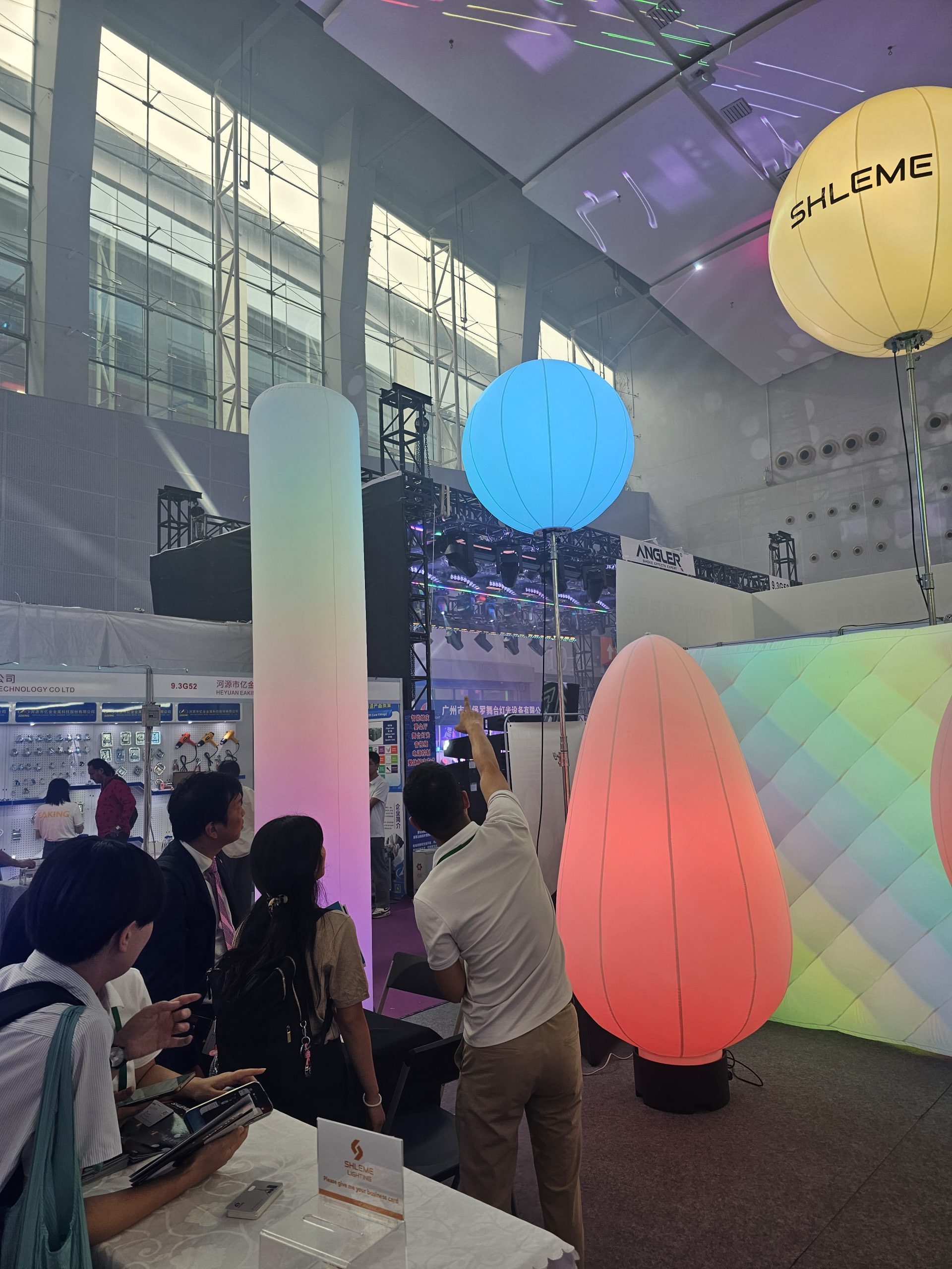 Inflatable LED Tube Light Column