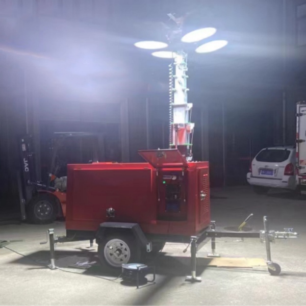 Mobile Hydraulic LED Light Tower