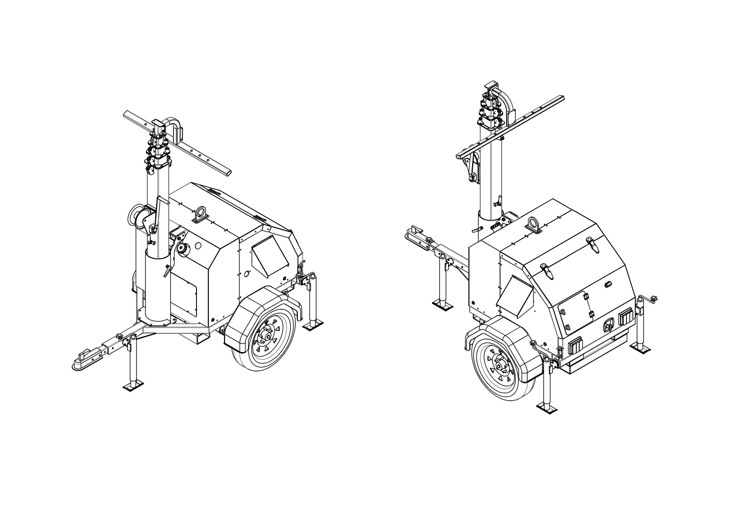 كشاف LED للمقطورة