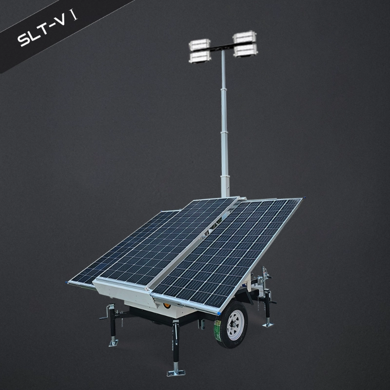 برج مقطورة يعمل بالطاقة الشمسية LED