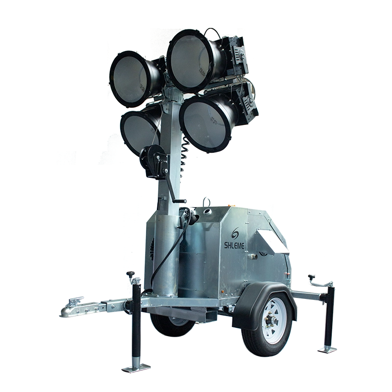 Diesel-Lichtmast