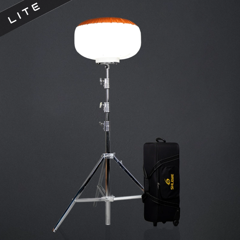 Torre de iluminación LED con globos